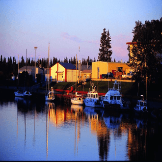 Voo de última hora para Hay River