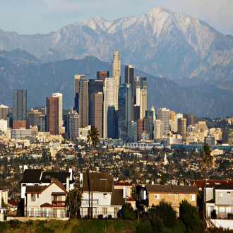 Los Angeles-ja行きの直前フライト