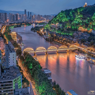 Lanzhou-ja行きの直前フライト