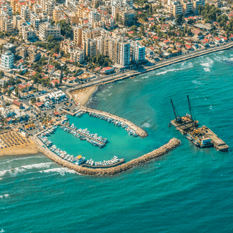 Larnaca-ja行きの直前フライト