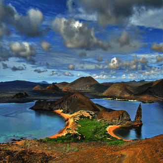 Galapagos Islands-ja行きの直前フライト