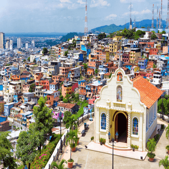 Guayaquil-ja行きの直前フライト