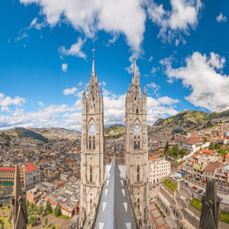 Quito-ja行きの直前フライト