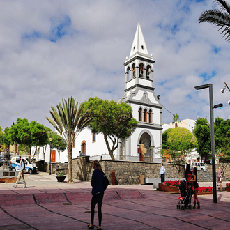 Puerto del Rosario-ja行きの直前フライト