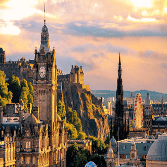 Edinburgh के लिए अंतिम मिनट की उड़ान