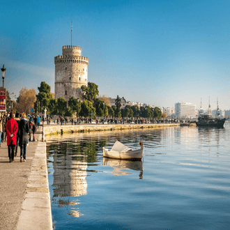 Thessaloniki-ja行きの直前フライト