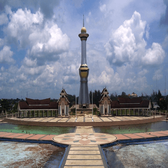 Kendari-ja行きの直前フライト