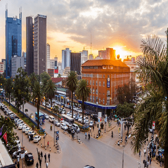 Nairobi-ja行きの直前フライト