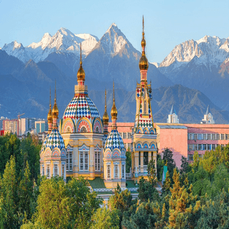 Voo de última hora para Almaty