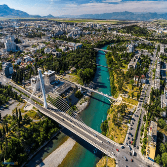 Podgorica-ja行きの直前フライト