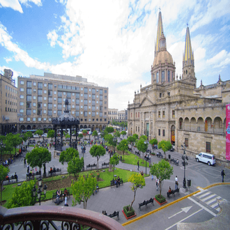 Guadalajara-ja行きの直前フライト