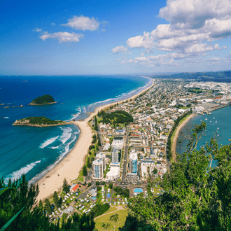 Tauranga-ja行きの直前フライト