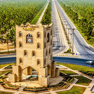 Salalah-ja行きの直前フライト