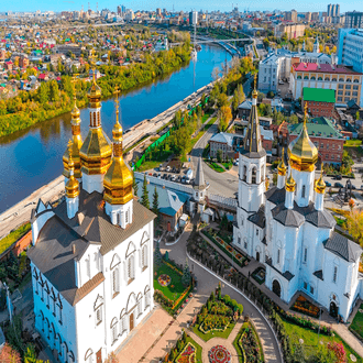 Tyumen-ja行きの直前フライト