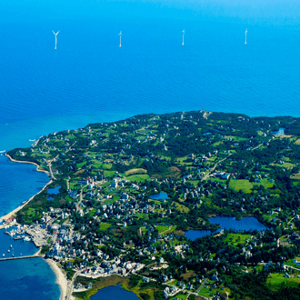 Block Island-ja行きの直前フライト