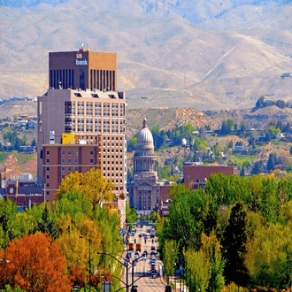 Voo de última hora para Boise