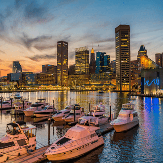 Vol de dernière minute vers Baltimore