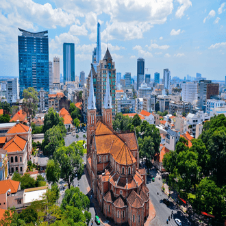 Ho Chi Minh City-ja行きの直前フライト